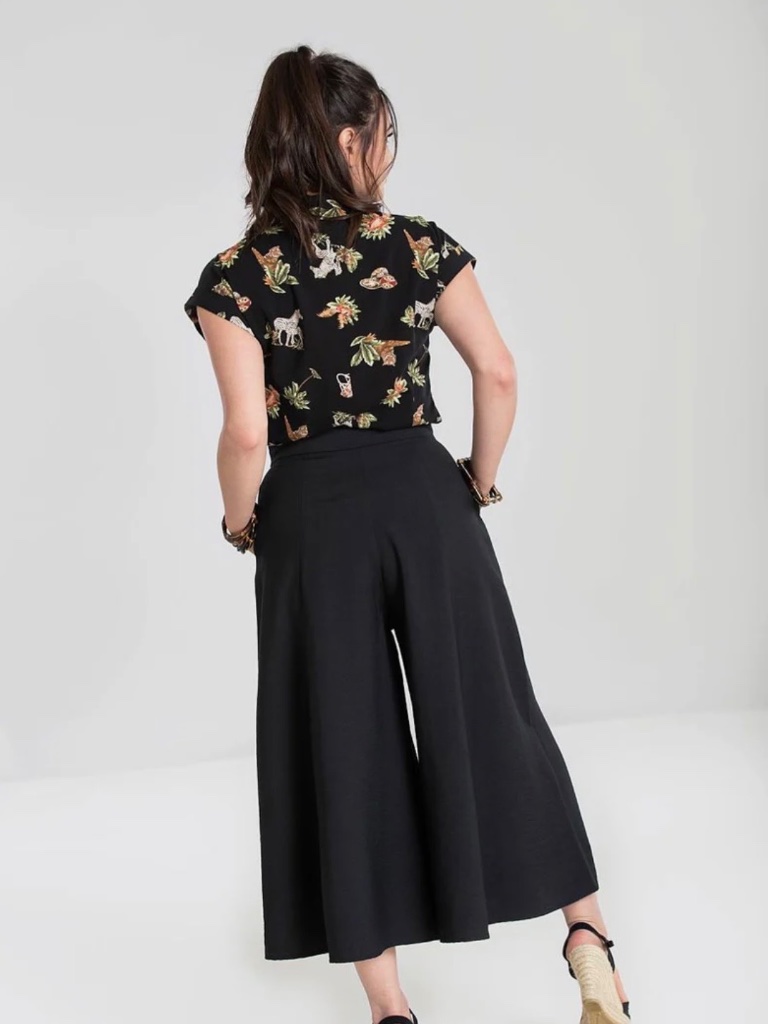 Euc Hell Bunny Murphy Culottes Sz Uk 5x/Us 3x — image 3 of 7